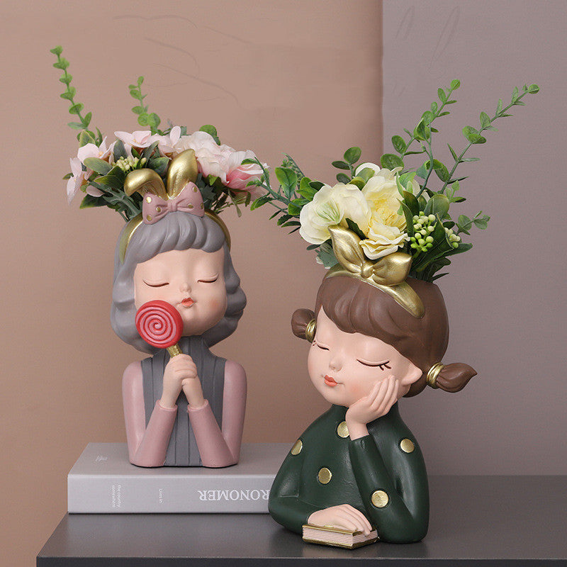 Resin Flower Vase