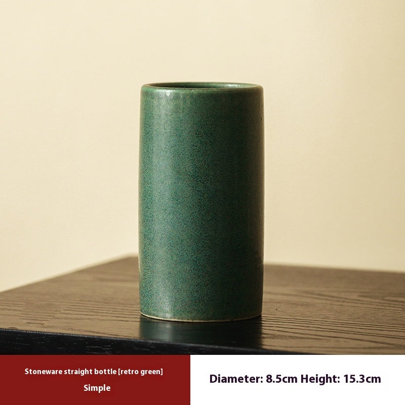 Retro Stoneware Ceramic Vase