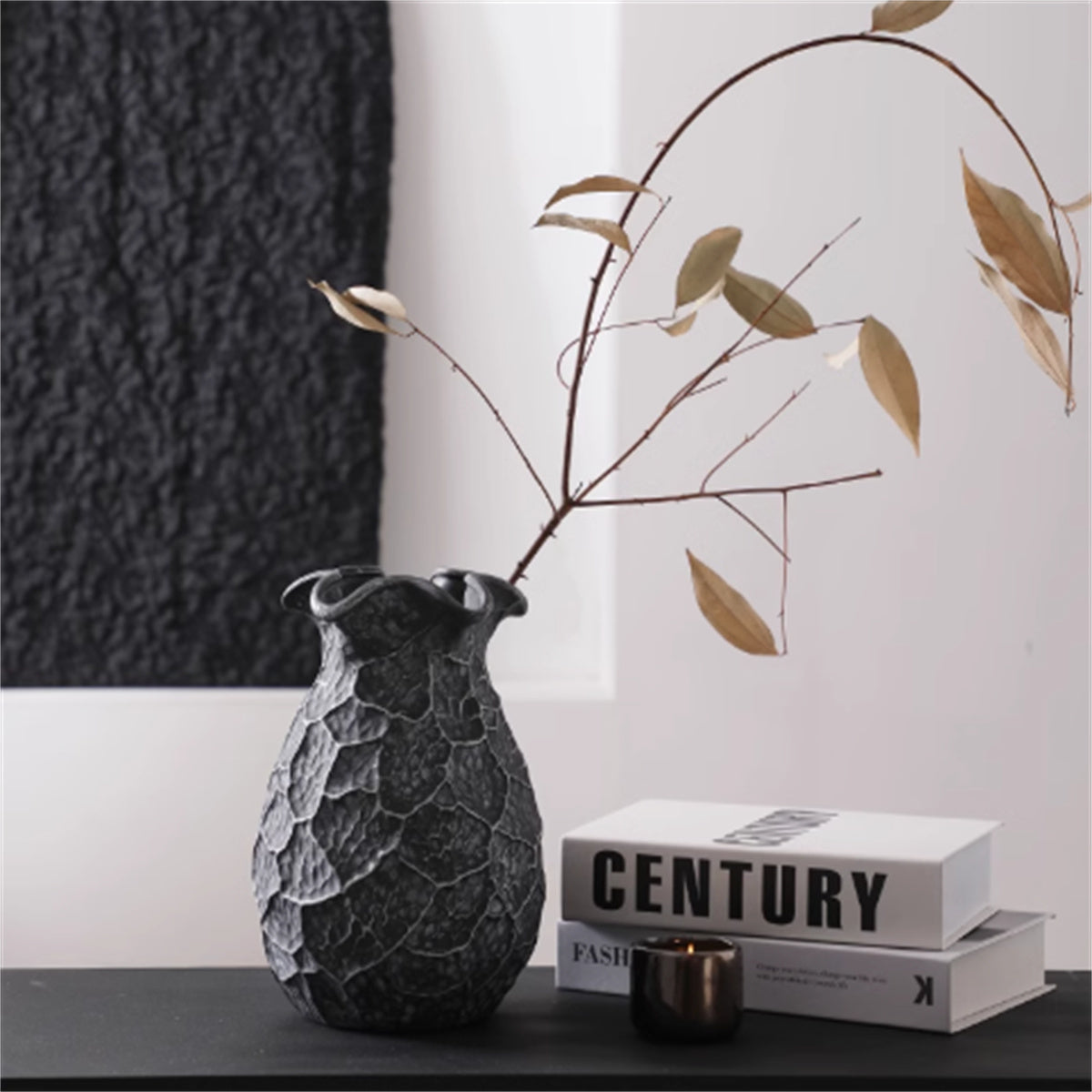 Retro Wabi-sabi Style Ceramic Vase