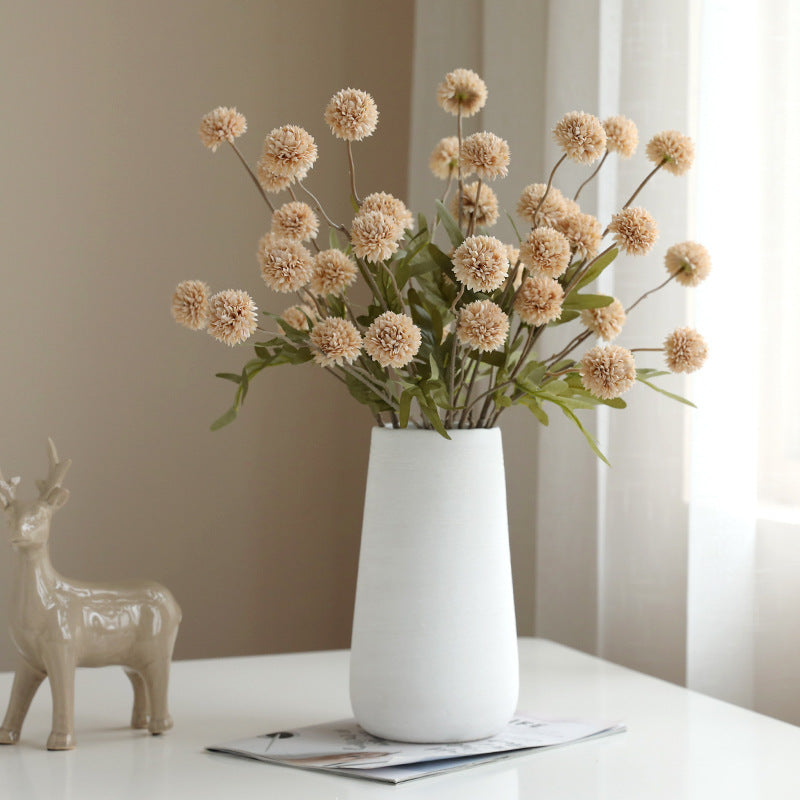 Five Dandelion Flowers