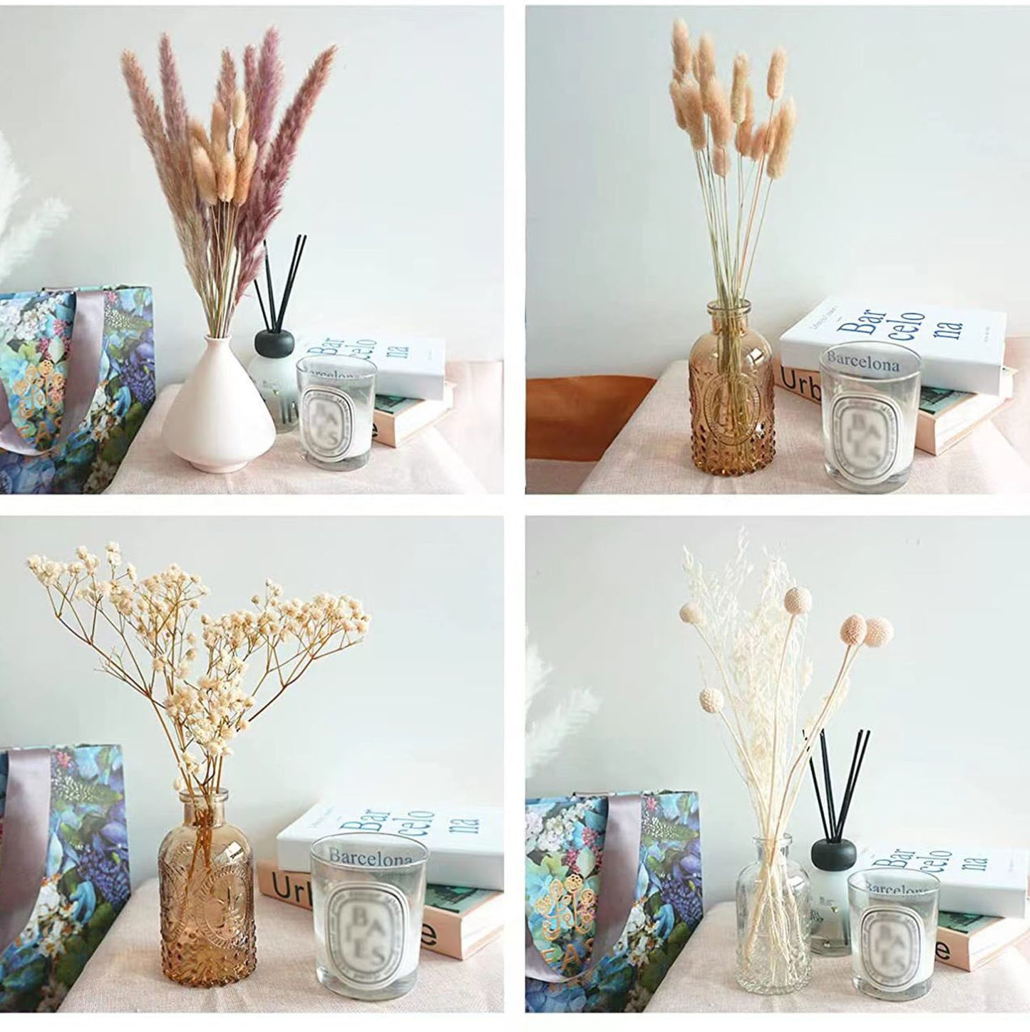 Dried Reed & Rabbit Tail Grass Pampas
