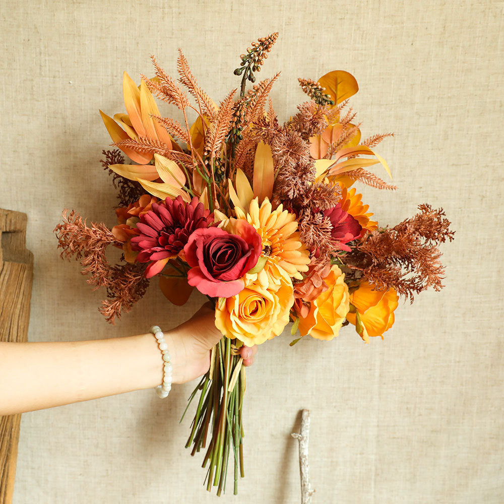Autumn Colour Bouquet Flowers