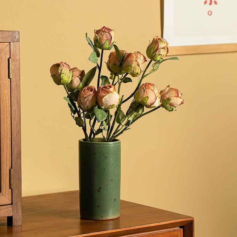 Retro Stoneware Ceramic Vase