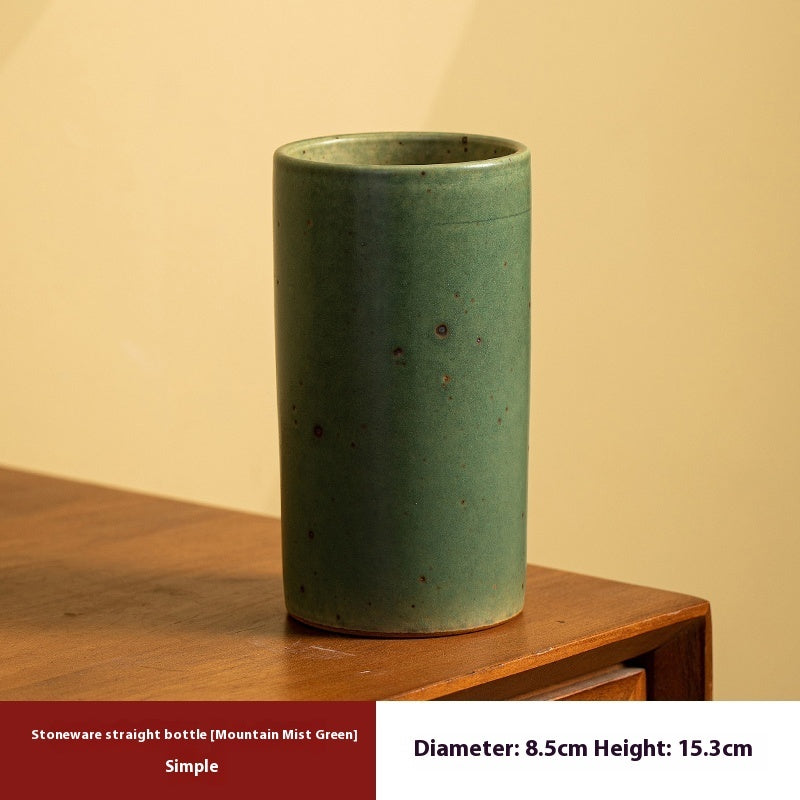 Retro Stoneware Ceramic Vase