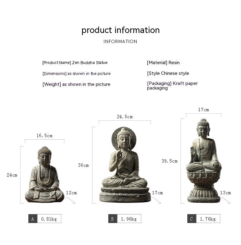 Chinese Zen Buddha Ornament