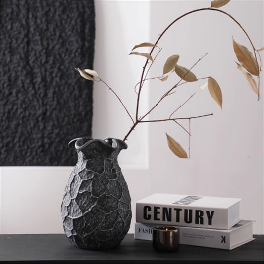 Retro Wabi-sabi Style Ceramic Vase