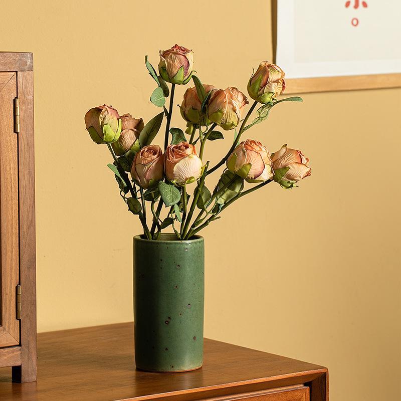 Retro Stoneware Ceramic Vase